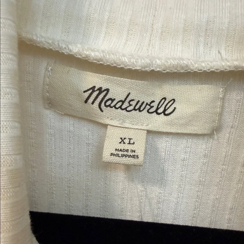 Madewell Cream Turtleneck Sweater - Picture 2 of 4